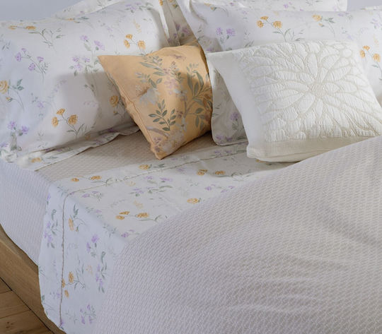 Nef-Nef Homeware Super Double Set 240x230cm Rozaria Ecru