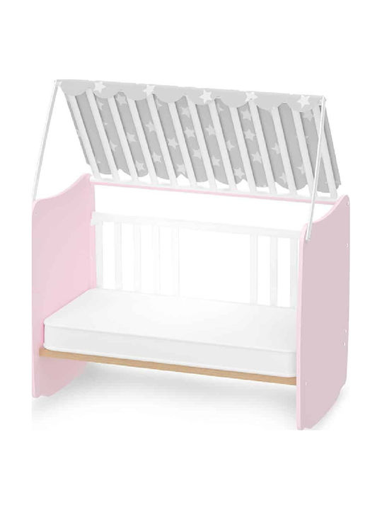 Lorelli Baby Crib Pink for Mattress 60x120cm