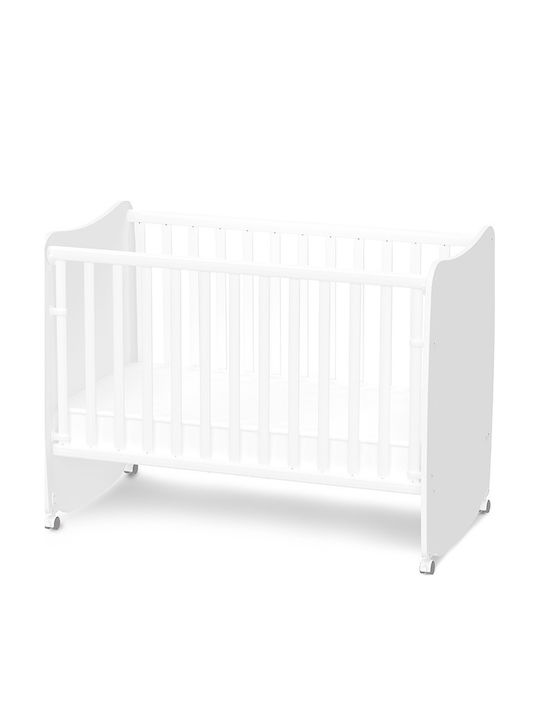 Lorelli Βρεφική Κούνια Λευκή με Στρώμα 60x120cm