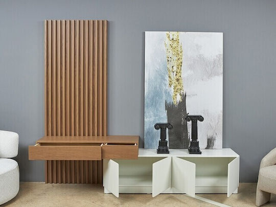 Έπιπλο Εισόδου Light Walnut 130x30x50εκ.