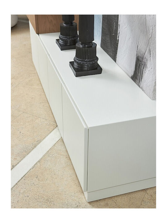 Dhome Flurmöbel & Aufbewahrung Light Walnut Länge 130 Breite 30 Höhe 50cm
