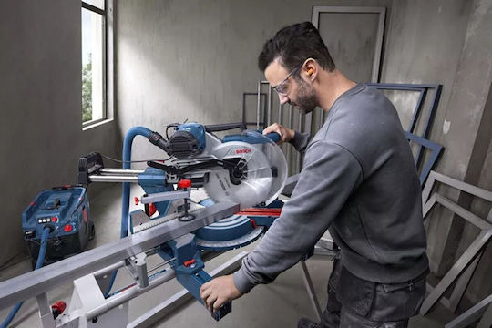 Bosch Gcm Fierăstrău Cu Tăietor De Unghi La Rețea Diametru Disc 305mm