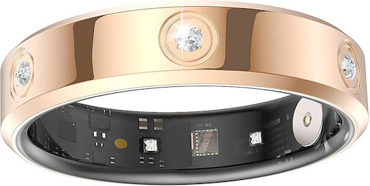 Avizar Connected Ring Size 12 Venus Model Rhinestones Charging Case Gold