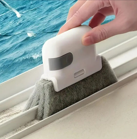 Brush Cleaning Window Frames Reusable 13.5x8.5x2 Cm Gray