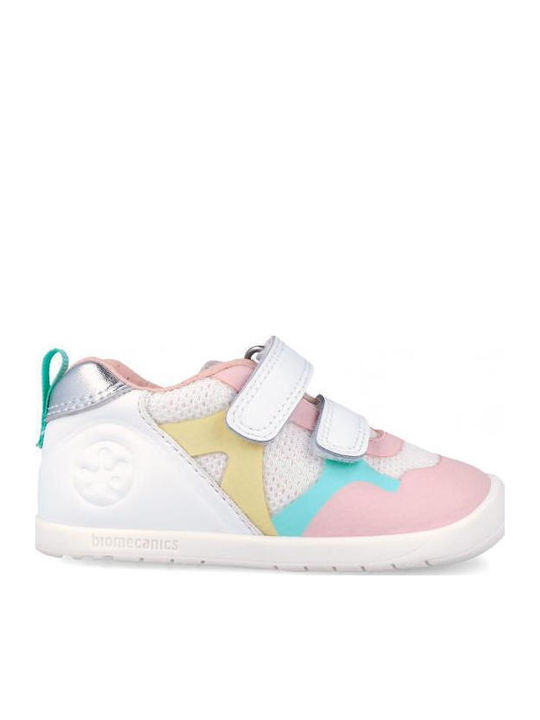 Kids Sneakers Barefoot with Hoop & Loop Closure Multicolour
