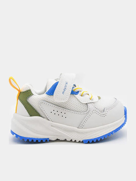 Παιδικά Sneakers με Σκρατς Λευκά