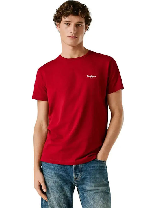 Original Basic T-Shirt Burgundisch