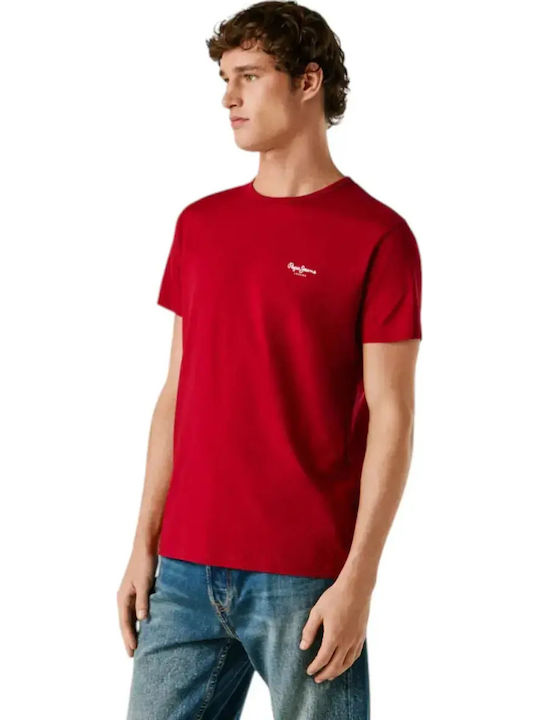 Original Basic T-Shirt Burgundisch