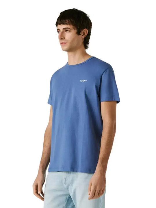 Original Basic T-shirt Μπλε Ουρανού