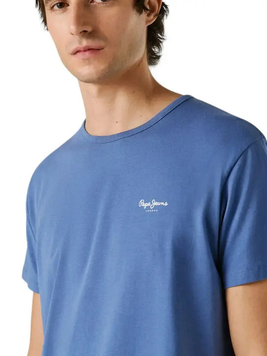 Original Basic T-shirt Μπλε Ουρανού