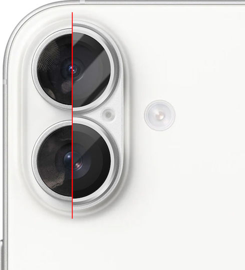 Avizar Camera Lens Protector Iphone 17 Aluminum Unibody Frame Silver
