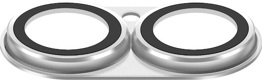 Avizar Camera Lens Protector Iphone 17 Aluminum Unibody Frame Silver
