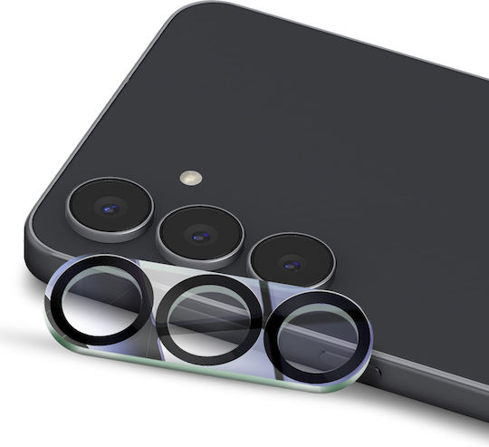 Avizar Camera Lens Protector Galaxy S25 Fe In Tempered Glass Transparent Black