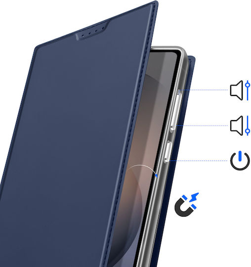 Dux Ducis Flip Case Galaxy S26 Ultra Card Holder Skin Pro Series Dark Blue