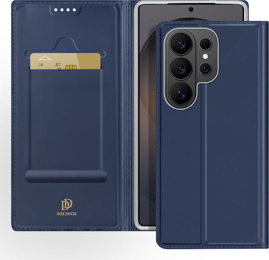 Dux Ducis Flip Case Galaxy S26 Ultra Card Holder Skin Pro Series Dark Blue