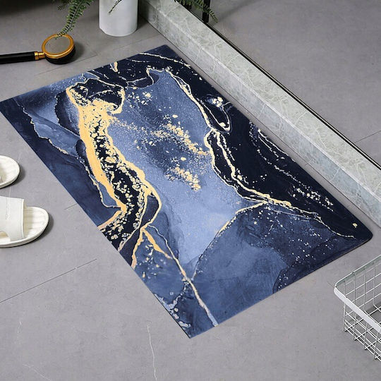 Antiderapant Covoare De Baie ZD1BAT3QWSMAT02NAVY Albastru Navy 80x50 cm