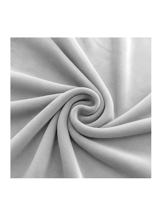 Ελαστικό Κάλυμμα Τριθέσιου Καναπέ Light Gray 230εκ.