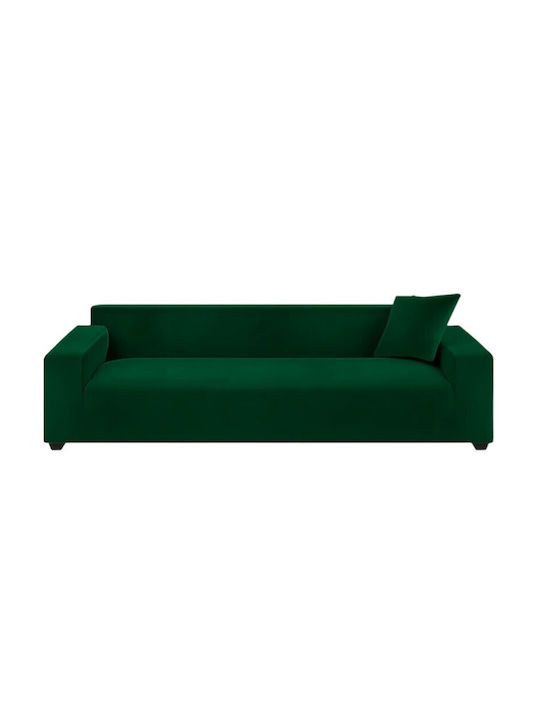 Husă Elastică Impermeabilă Pentru Canapea Cu Două Locuri Verde Închis 185 cm