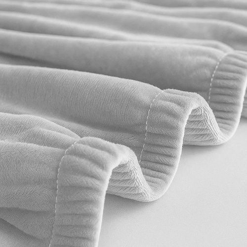 Wasserdichtes Elastisches Abdeckungsmaterial für Zweisitziges Sofa Hellgrau 185cm