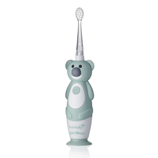 Brush Baby Wildones Children's Electric Toothbrush with Chronograph for 0m+ Kylie Koala with Replacement Heads