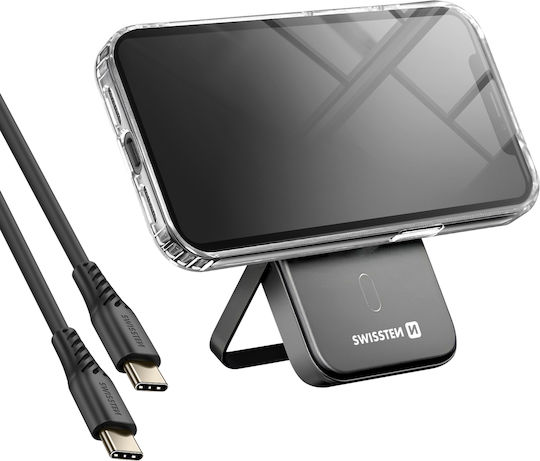 Swissten Magsafe Pack Iphone 11 Dual-material Case 5000 Mah Powerbank Transparent