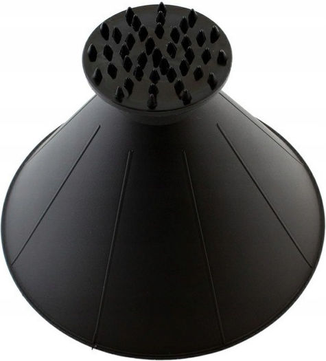 Răzuitor de Gheață Conic Zola Abs 14 Cm Diametru 10,6 Cm Înălțime Negru