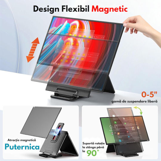Qova IPS Monitor Portabil 23.8" FHD 1920x1080