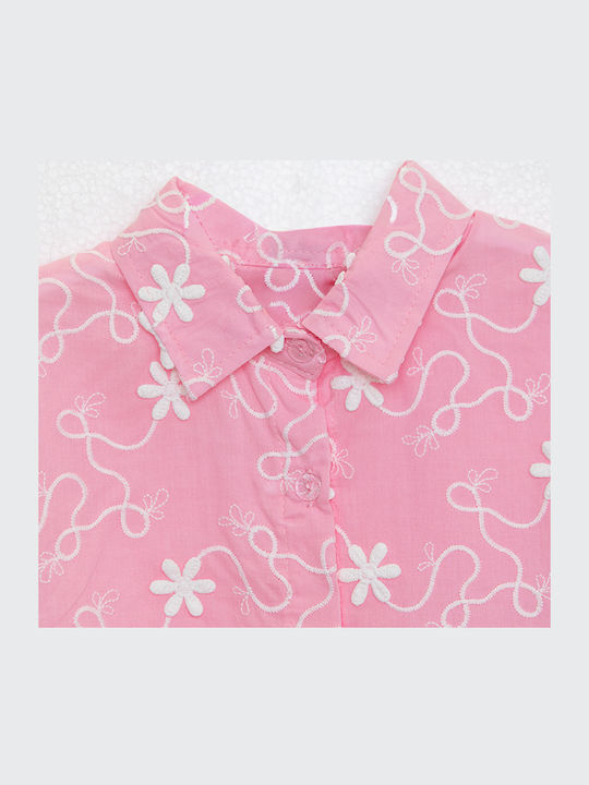 Restart Kinderbekleidungsset mit Sommer-Shorts 2 Stück Rosa Restart Kinderbekleidungsset mit Sommer-Shorts 2 Stück Rosa