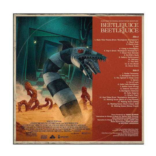 Beetlejuice Beetlejuice Original Motion Picture Soundtrack Vinyl Deluxe Edition Colored