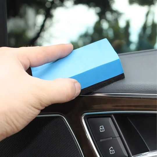 Aplicator Ceară Lustruire Protecție Ceramică Zola Burete Detailing 6.7 × 2.7 × 1.2 Cm Albastru Negru