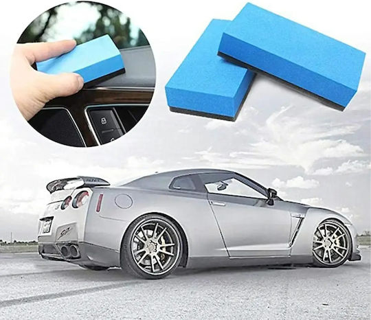 Aplicator Ceară Lustruire Protecție Ceramică Zola Burete Detailing 6.7 × 2.7 × 1.2 Cm Albastru Negru