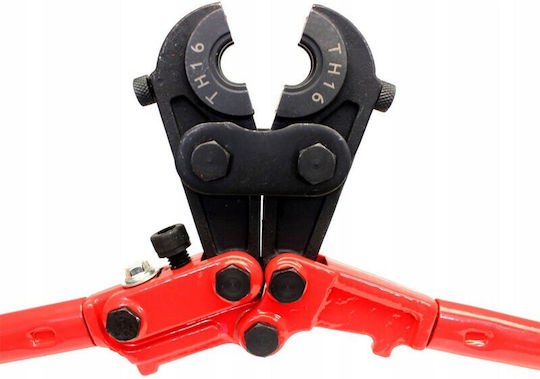 Set Clește Hidraulic de Sertizat Pentru Țevi Pex Al Pert Zola Deschidere 28 Mm Matrițe Conice Th 16 20 26 Mm Compatibil Cu Matrițe U V M Th Mănuși de Protecție Cutie de Depozitare