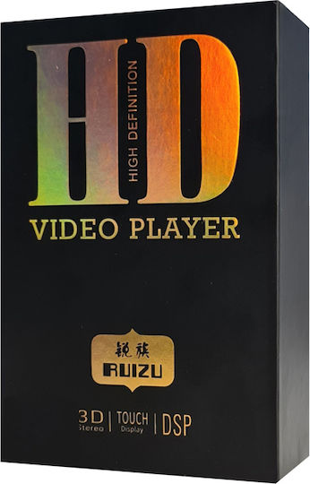 Ruizu MP3 Player 16GB with IPS Touch Screen 3.8 Inch Black H10-16GB