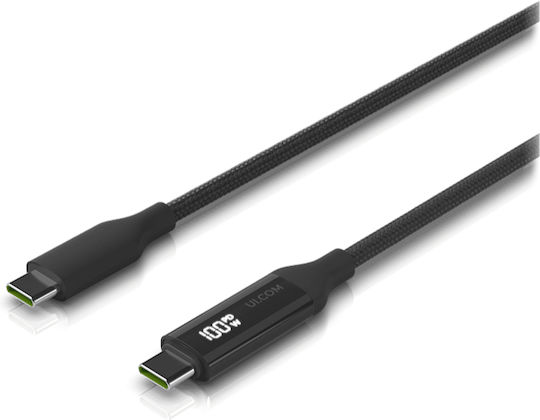 Ubiquiti USB 2.0 Cable USB-C Male - USB-C 100W PD Black 0.3m UACC-Cable-USB-100W-0.3M-BK