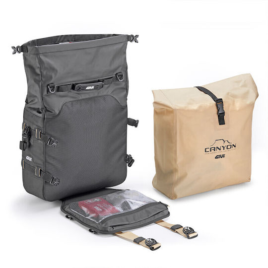 Motorcycle Backpacks Givi Grt720b Canyon Monokey Waterproof Side Bags 25lt X 2