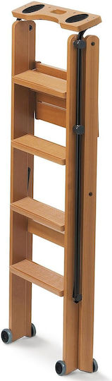 Arredamenti Italia Aluminum Ladder with 4 Steps 80cm