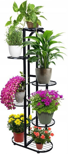 Suport Metalic Negru Pentru Plante 45x23x108 cm