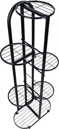 Suport Metalic Negru Pentru Plante 45x23x108 cm