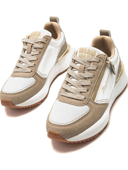 Damen Sneakers Beige