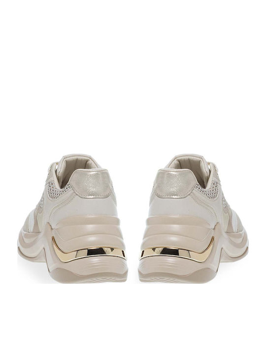 Women's Chunky Beige Sneakers