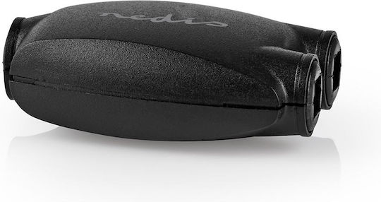 Nedis Adaptor Audio Optic Digital Toslink Femelă La 2 Femelă Negru