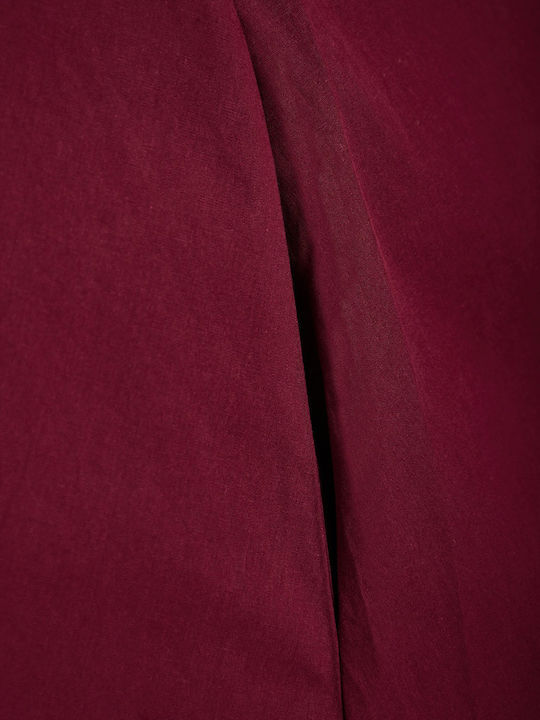 Summer Maxi Dress Burgundy