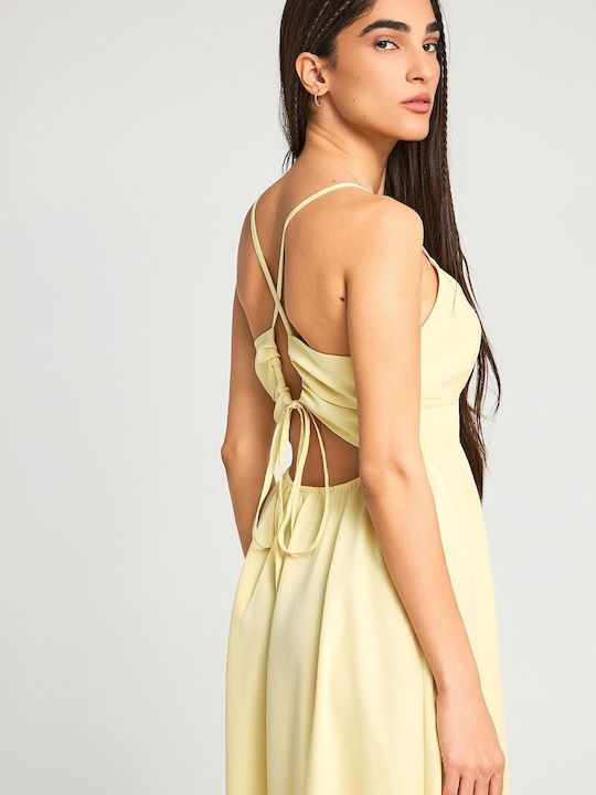 Summer Maxi Dress Yellow