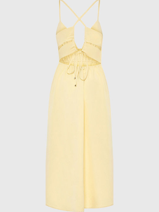 Summer Maxi Dress Yellow