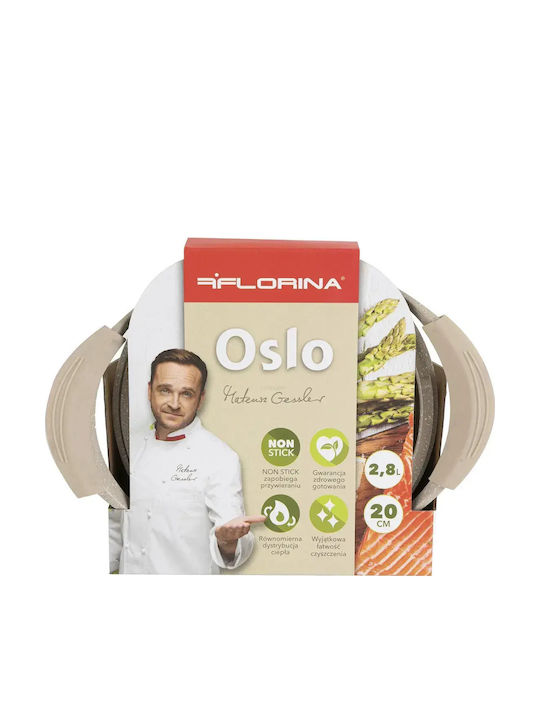 Florina Βαθιά Κατσαρόλα από Αλουμίνιο 2.8lt