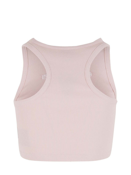Women's Sports Crop Sleeveless Top Pink