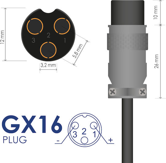 Akyga Adaptor Universal De Alimentare 42V 2A Cu Putere 84W (AK-EV-18)