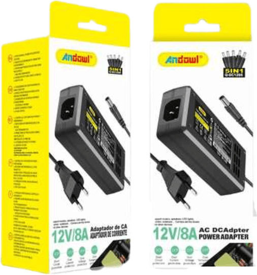 Taggo Universelle Netzadapter 12 8A mit Leistung 96W (Q-DC1266)