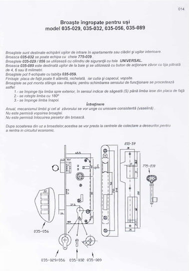 Wooden Lock Y 40 90 22r 240 Ni+v Black Fer+t59