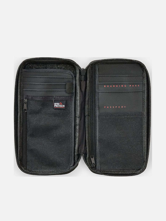 Herrenbrieftasche Reise RFID Blau